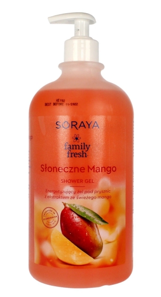 Soraya Family Fresh Żel pod prysznic energetyzujący Słoneczne Mango  1000ml