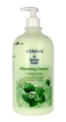 Soraya Family Fresh Żel pod prysznic kremowy Wiosenny Deszcz  1000ml