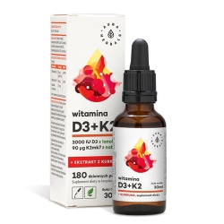 Vitamin D3 2000IU + K2MK7 + Curcuma NovaSOL Extract, Drops, 30ml