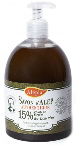 BIO Mydło Aleppo w Płynie 15% Oleju Laurowego, 500ml