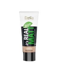 Delia Cosmetics It`s Real Matt Podkład matujący odżywczo-nawilżający nr 105 Honey 30ml