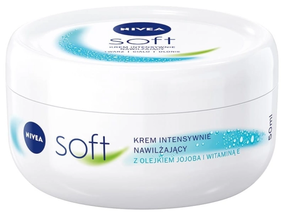 Nivea Soft Krem intensywnie nawilżający do twarzy ,ciała i dłoni 50ml