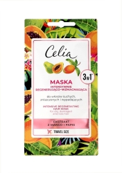 Celia Maska do włosów intensywnie regenerująco - wzmacniająca 3w1 10ml - saszetka