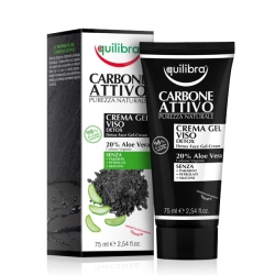 Cleansing Facial Cream-Gel with Active Charcoal, Equilibra