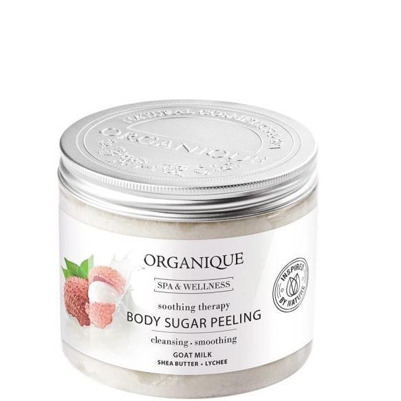 ORGANIQUE Soothing Goat Milk Kojący peeling cukrowy 200ml