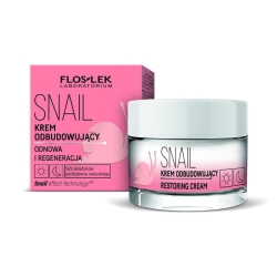 Floslek SNAIL Krem odbudowujący na dzień i na noc - 50 ml