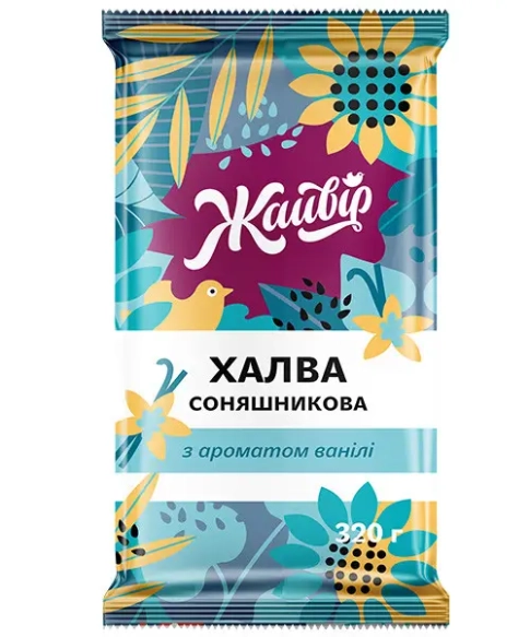 Jaivir Sunflower Halva with Vanilla Flavor, 320g