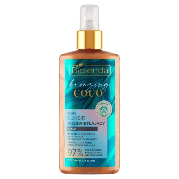 Bielenda Bronzing Coco Złoty Eliksir rozświetlający do ciała 150ml