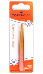 Пинцет Скошенный Epoxy Glitter, 75995, Top Choice