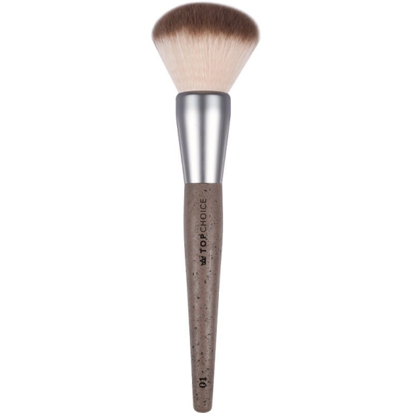 Top Choice Pędzel do pudru 01 "MAKE COFFEE UP" (39348) 1szt