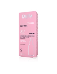 Delia Cosmetics Serum do twarzy, szyi i dekoltu RETINOL 81% Z NATURY DELIA COSMETICS, 30 ml