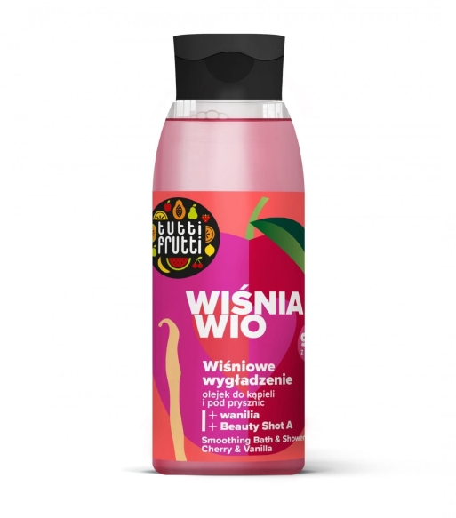 Farmona Tutti Frutti Wiśnia Wio Olejek do kąpieli i pod prysznic Wiśniowe Wygładzenie 400ml