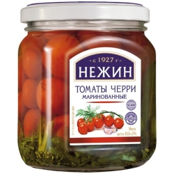 Pomidory marynowane Cherry, Nizhyn, 450g