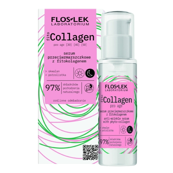 Floslek fitoCOLLAGEN pro age Serum przeciwzmarszczkowe z fitokolagenem 30 ml