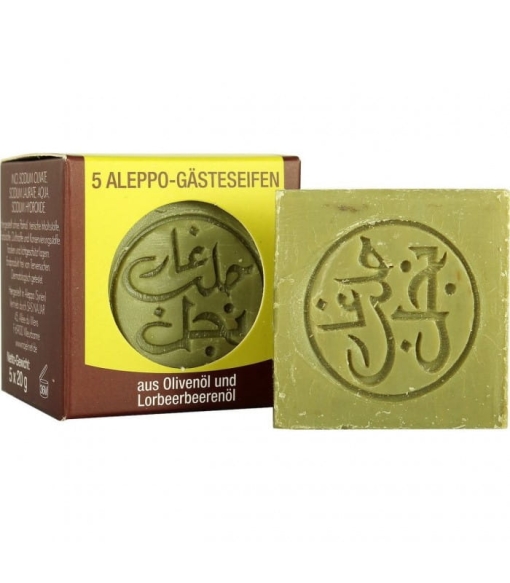 Mini Mydełka Aleppo Oliwkowo-Laurowe Najel, 5x20g