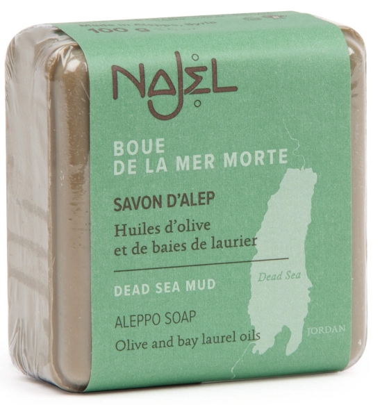 Mydło Aleppo z Błotem z Morza Martwego, Najel, 100g