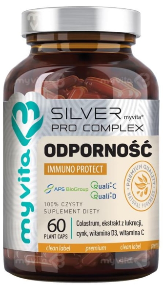 ODPORNOŚĆ Pro Complex, SILVER PURE, MyVita 60 kapsułek