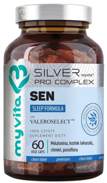 SEN Sleep Formula Silver Pro Complex, MyVita 60 kapsułek