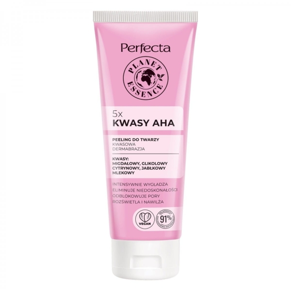 Perfecta Planet Essence Peeling do twarzy Kwasowa Dermabrazja - 5x Kwasy AHA 75ml