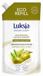 Luksja Creamy & Soft Odżywcze Kremowe Mydło w płynie Oliwka i Jogurt  400ml - zapas