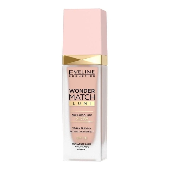 EVELINE Wonder Match Lumi Podkład rozświetlający nr 10 Vanilla  30ml