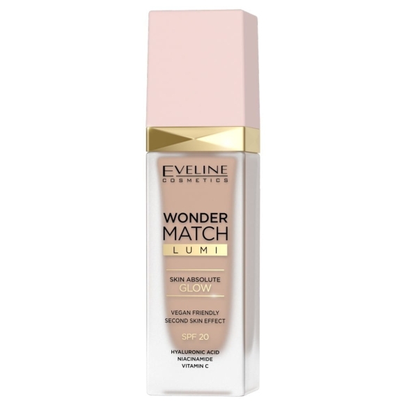 EVELINE Wonder Match Lumi Podkład rozświetlający nr 20 Nude  30ml