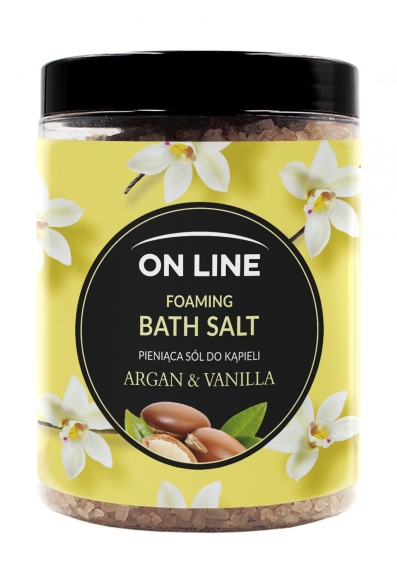 On Line Pieniąca Sól do kąpieli Agran &amp; Vanilla 1200g