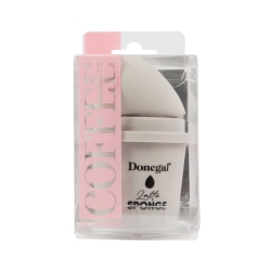 DONEGAL Gąbka do makijażu Morning Coffee - Latte z etui (4350) 1szt