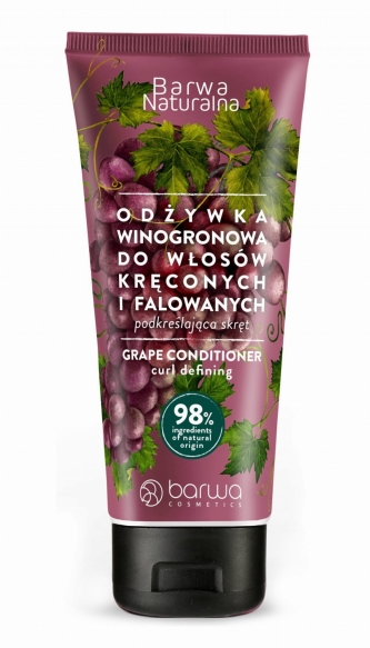 BARWA Naturalna Winogrono Odżywka podkreślająca skręt do włosów kręconych i falowanych 200ml