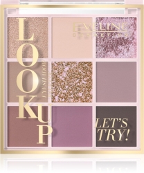 Палетка теней для век Eveline Look Up Let`s Try!