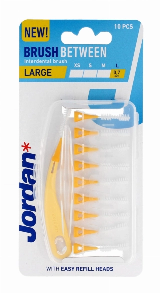 JORDAN Czyściki do przestrzeni międzyzębowych - L (large) 0.7mm  1op.-10szt