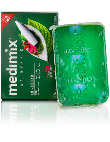 Mydełko 18 Ziół do Pielęgnacji Skóry Wrażliwej Medimix, 125g