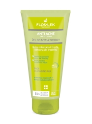 FLOSLEK Pharma Anti-Acne 24H System Żel oczyszczający do skóry mieszanej, tłustej i trądzikowej, 200ml