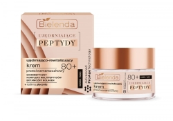 Bielenda Ujędrniające Peptydy 80+ Ujędniająco-Rewitalizujący  Krem przeciwzmarszczkowy na dzień i noc 50ml
