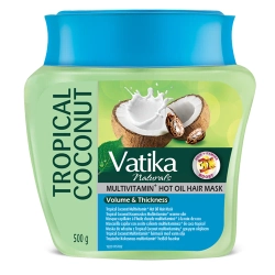 Маска для волос с тропическим кокосом для объема, Vatika Dabur
