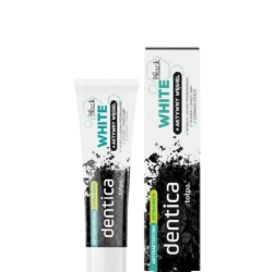 Pasta do zębów wybielająca Black White z aktywnym węglem, TOŁPA Dentica, 75ml