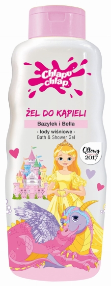 CHLAPU CHLAP Żel do kąpieli Bazylek i Bella - lody wiśniowe 710ml