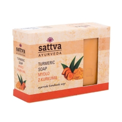 Turmeric Kurkuma Naturalne Mydło Glicerynowe Sattva, 125g