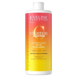 EVELINE Vitamin C 3xAction Rozświetlający Płyn micelarny 500ml