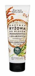 BARWA Naturalna Ryżowa Odżywka odmładzająca do włosów przesuszonych i osłabionych  200ml