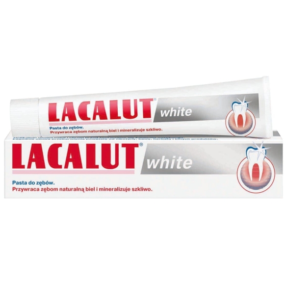 Lacalut Pasta do zębów White wybielająca 75ml