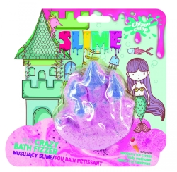 CHLAPU CHLAP Musujący Slime do kąpieli ZAMEK - zapach lodów malinowych 1szt