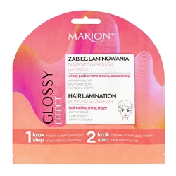 Marion Zabieg laminowania Duo Diamentowy Połysk - do włosów pozbawionych blasku  20ml+czepek