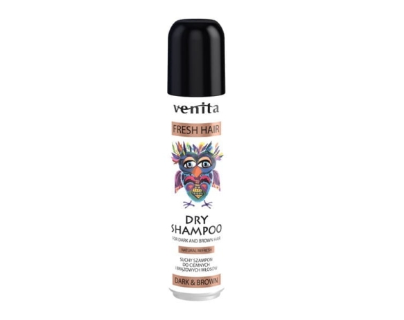 VENITA Fresh Hair Suchy Szampon do ciemnych i brązowych włosów - Dark&amp;Brown 75ml
