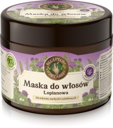 Maska łopianowa do włosów suchych i osłabionych, RECEPTURY ZIELARKI Skarby Polne, 300ml