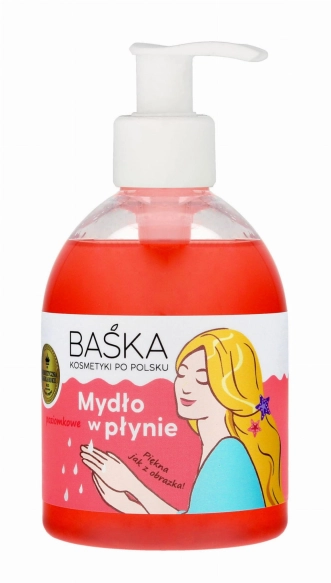 SOLVERX BAŚKA Mydło w płynie do rąk poziomka 250