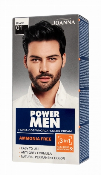JOANNA POWER MEN Farba 01 Czarny
