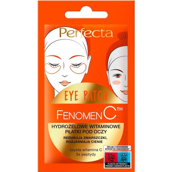 PERFECTA Fenomen C Hydrożelowe Witaminowe Płatki pod oczy 1op.