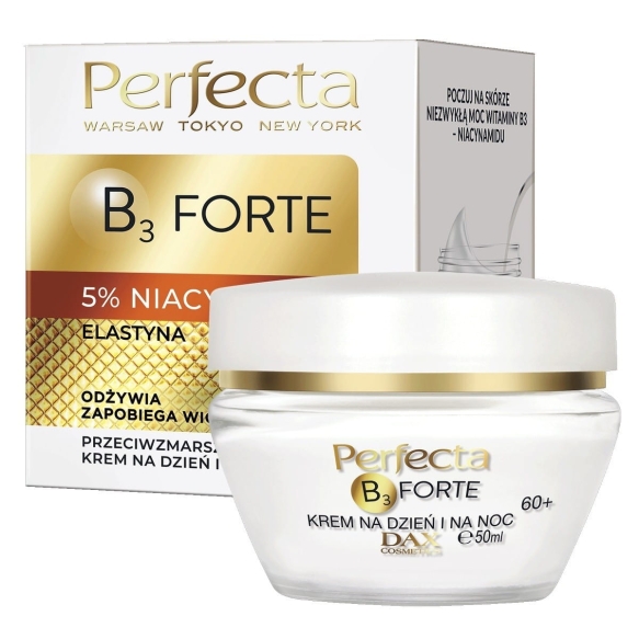 PERFECTA B3 Forte Przeciwzmarszczkowy Krem 60+ na dzień i na noc 50ml