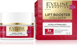 EVELINE Lift Booster Collagen 60+ Ultra Liftingujący Krem-Wypełniacz zmarszczek na dzień i noc 50ml
